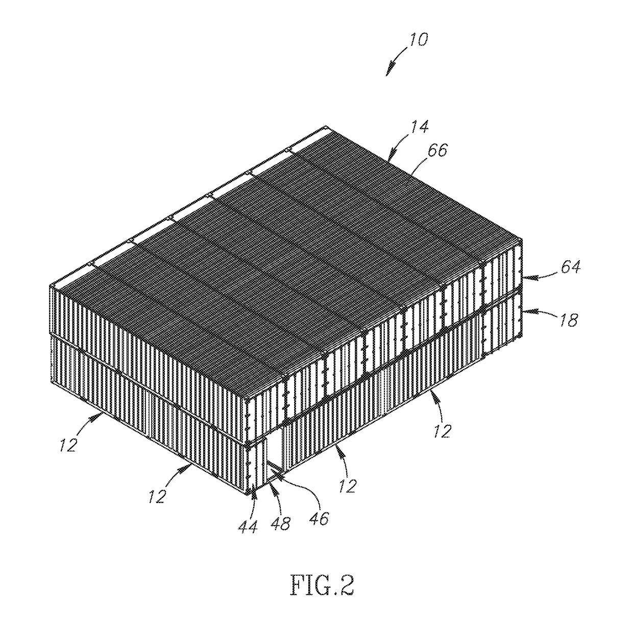 Containers shelter