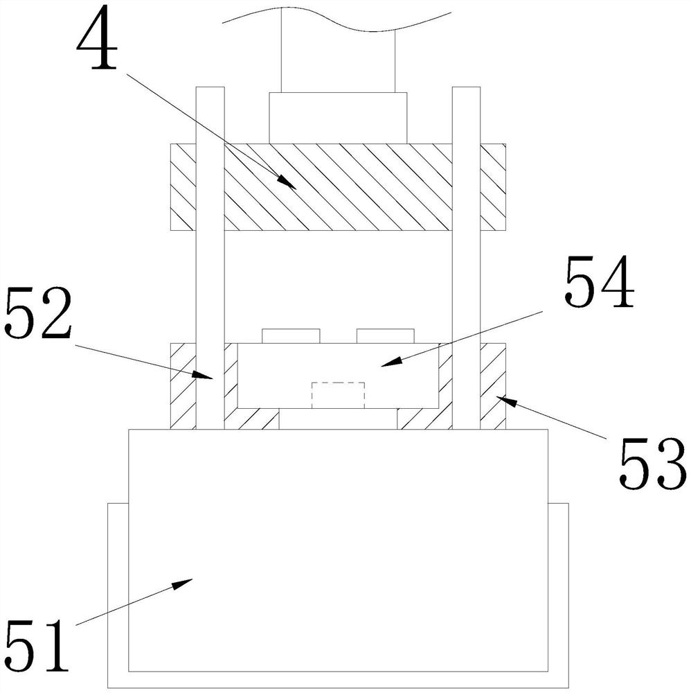 Double-stage injection type brush handle injection molding equipment