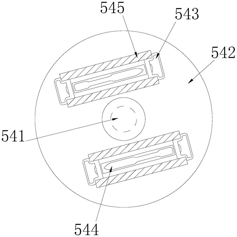 Double-stage injection type brush handle injection molding equipment