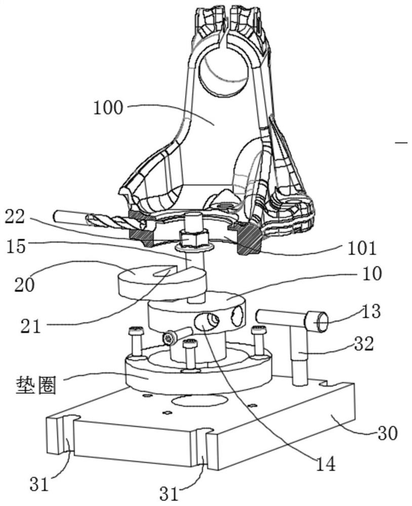 Fixture for correcting drilling path of drill bit