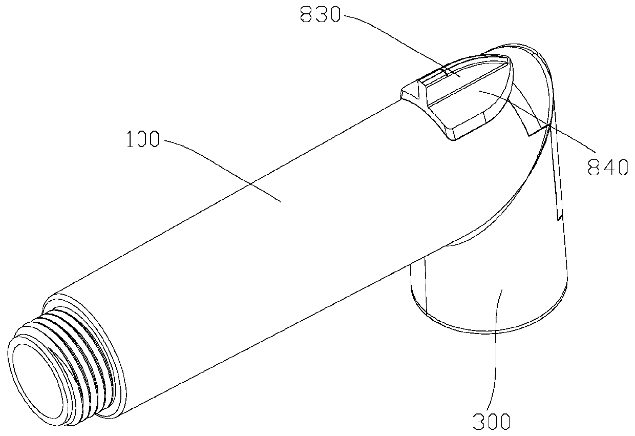 Portable spray gun device with adjustable water pressure and flow rate