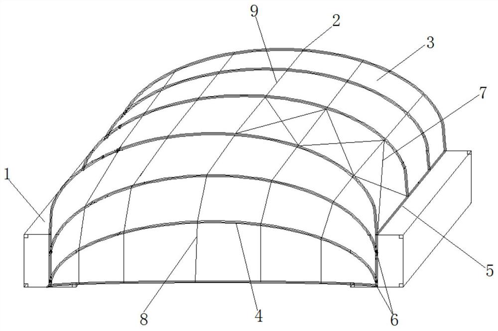 A large-span hangar based on box modules and its construction method