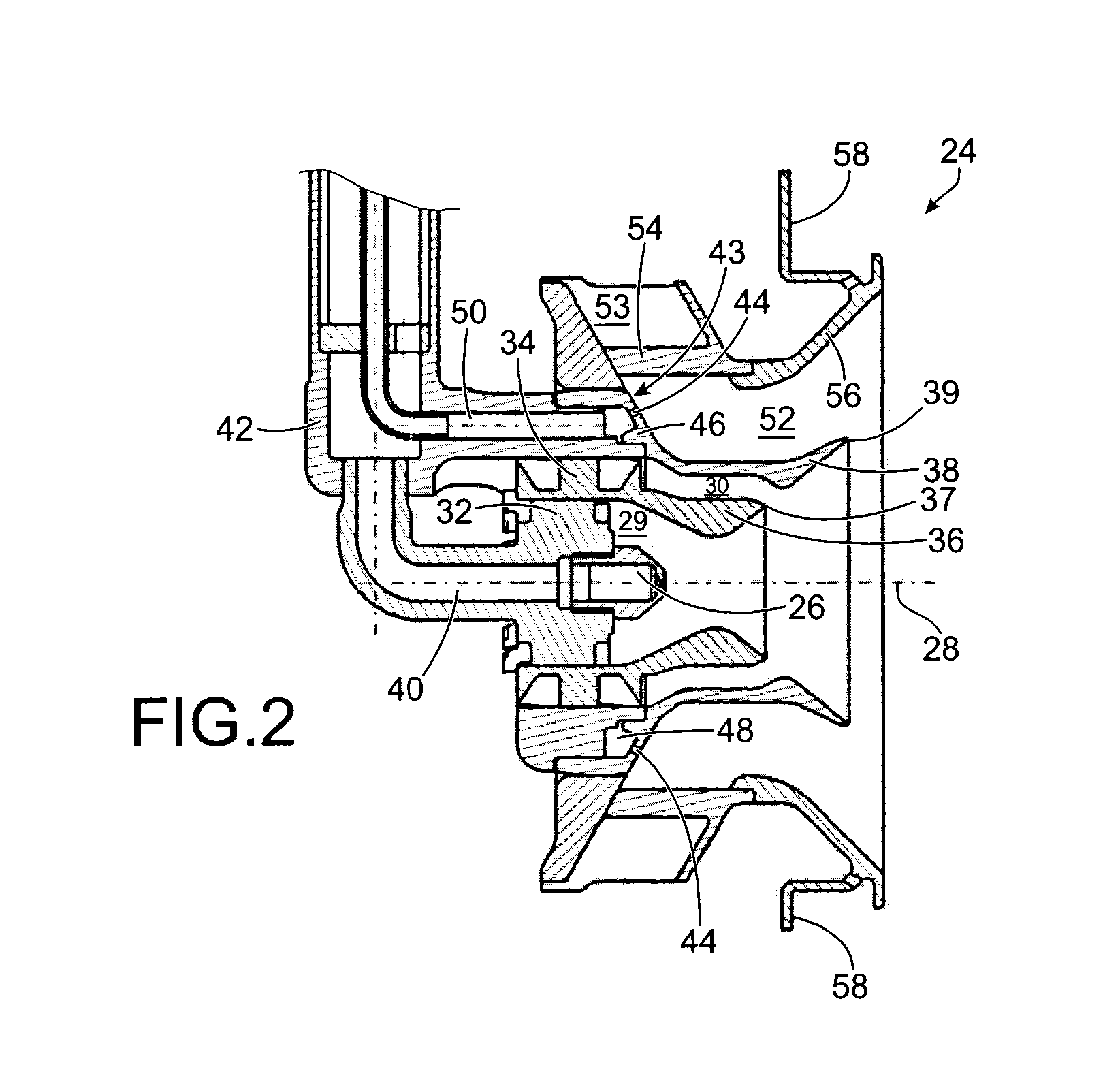 Injection system for a turbomachine combustion chamber, including air injection means improving the air-fuel mixture