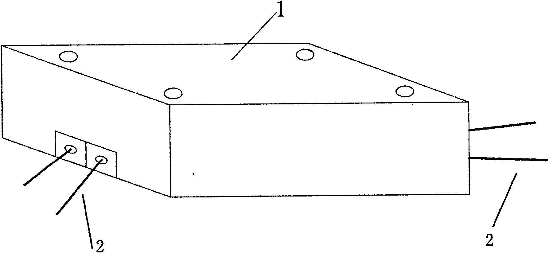 Negative output fixed constant-current type electric breakdown high-voltage module power supply