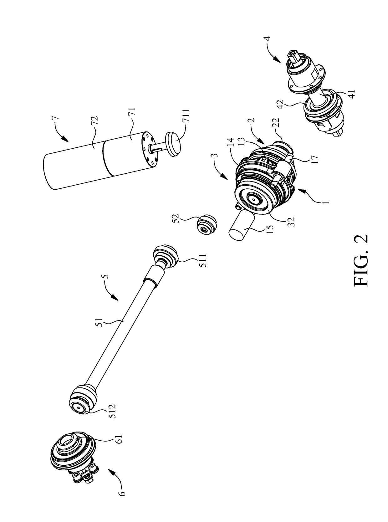 Linear gear shift mechanism for chainless vehicle