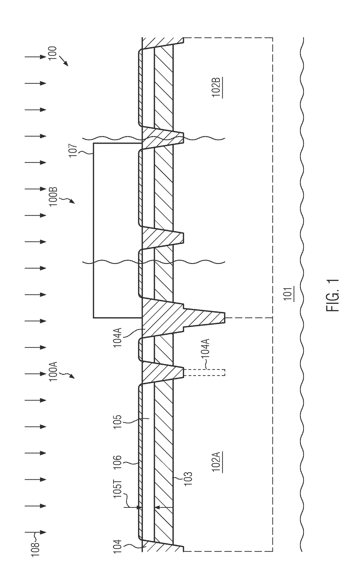 Laterally diffused field effect transistor in soi configuration