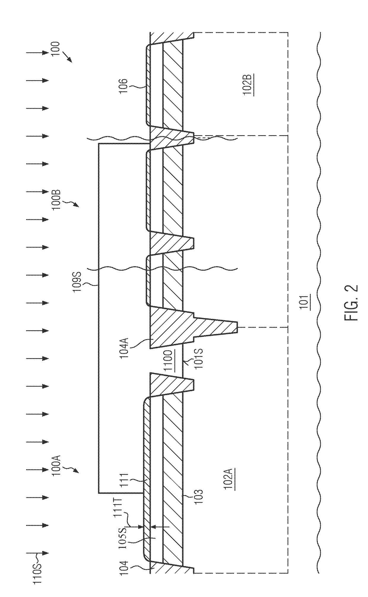 Laterally diffused field effect transistor in soi configuration