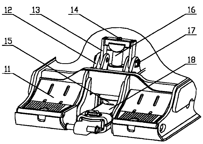 Hydraulic support and bottom lifting device thereof