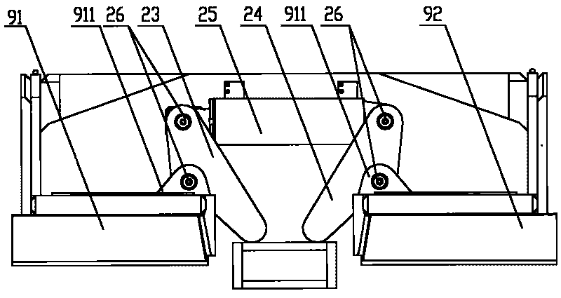 Hydraulic support and bottom lifting device thereof