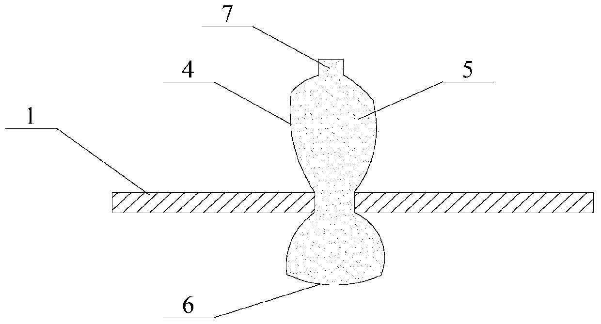 Flexible quick emergency plugging method