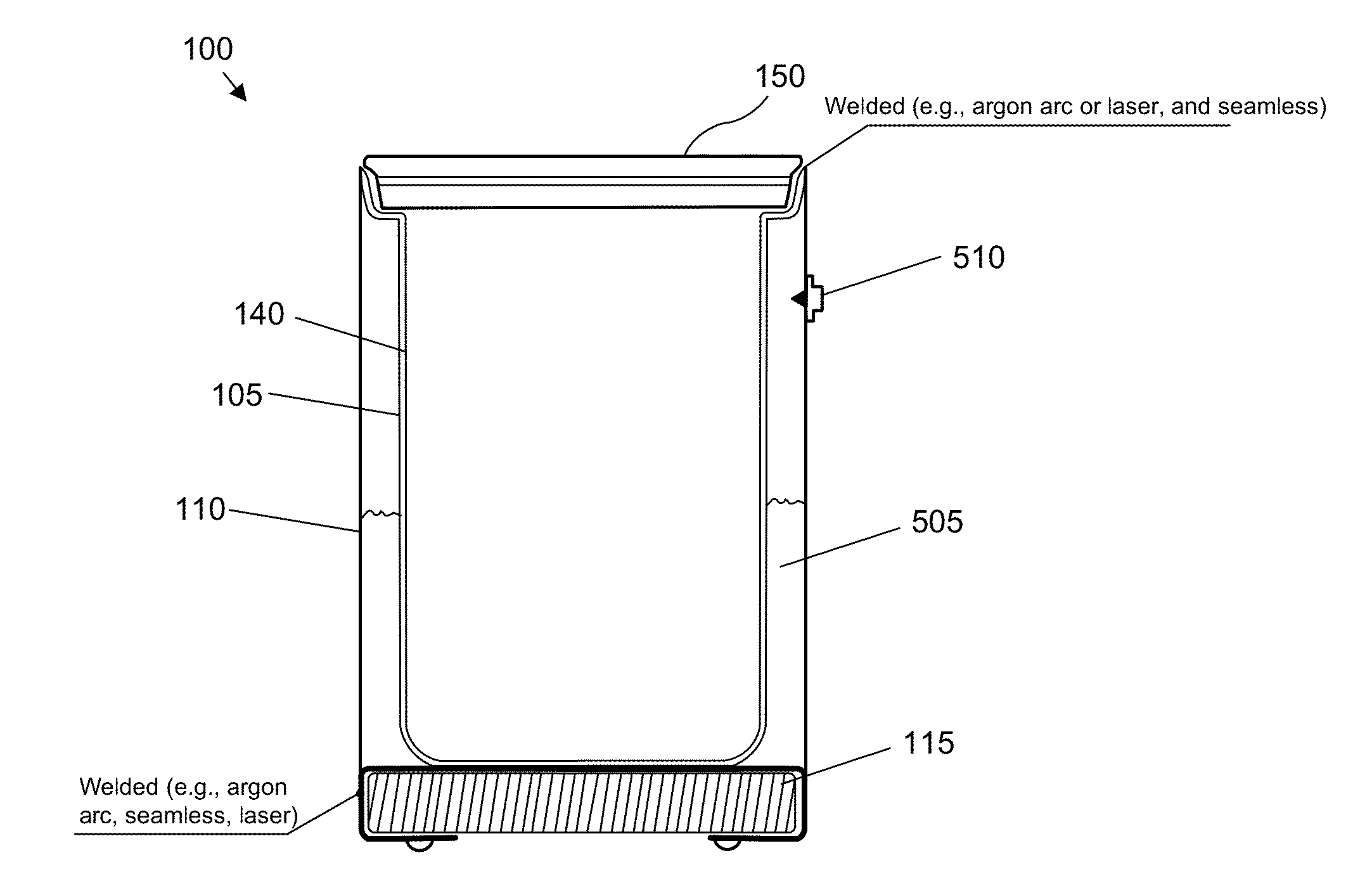 Microwaveable vessel