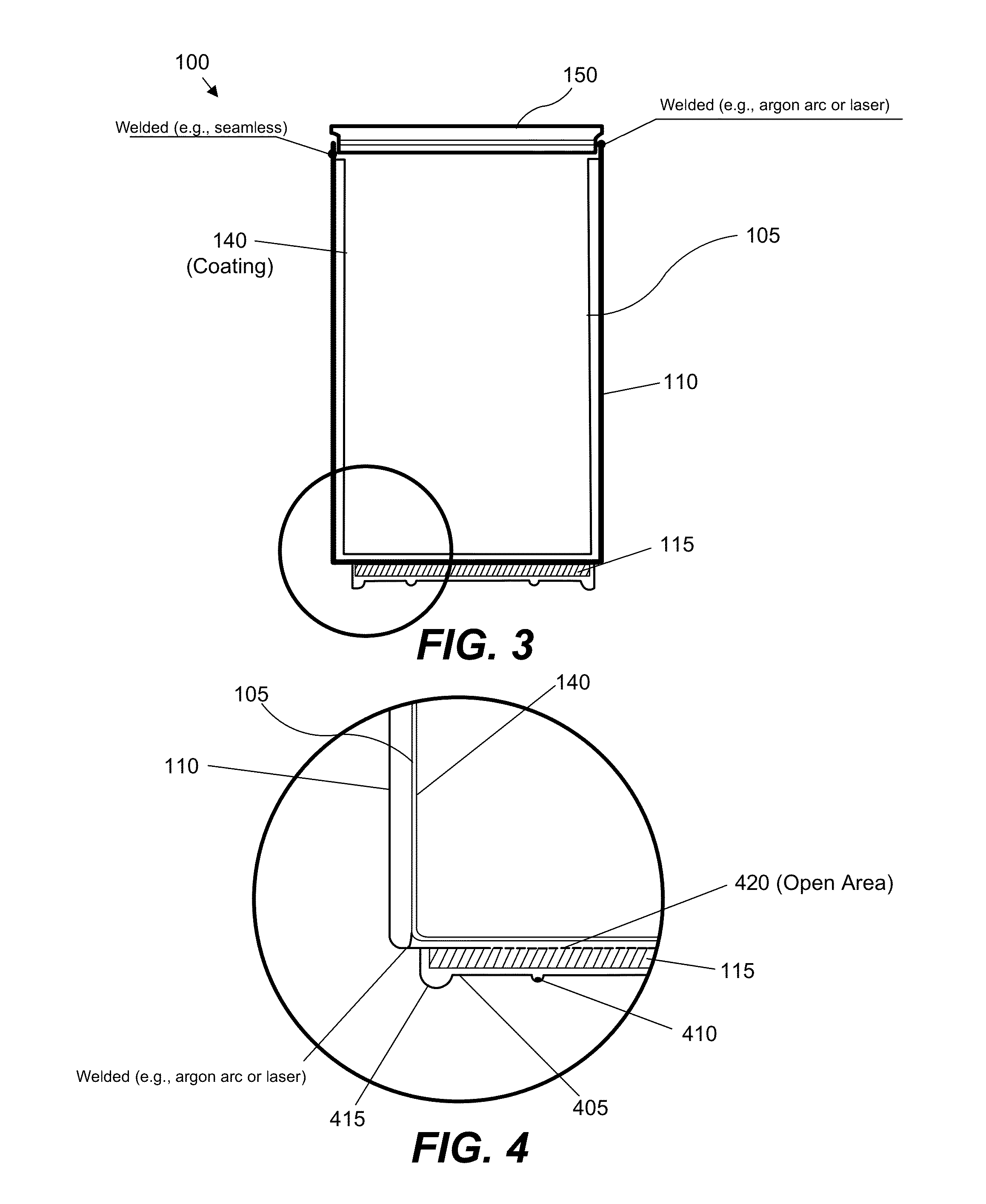 Microwaveable vessel