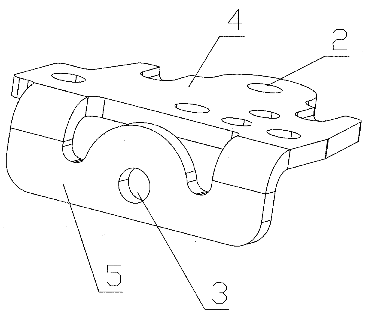 Production method of positioning connecting bracket