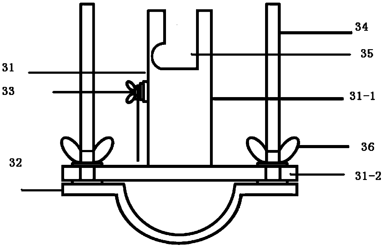 Device for safely and quickly withdrawing high-voltage cable