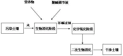 Method for degrading polycyclic aromatic hydrocarbon and polychlorocarbon pollutants in soil