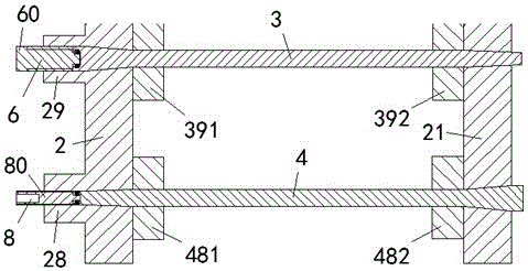 Bracket bearing and locking assembly capable of cooling