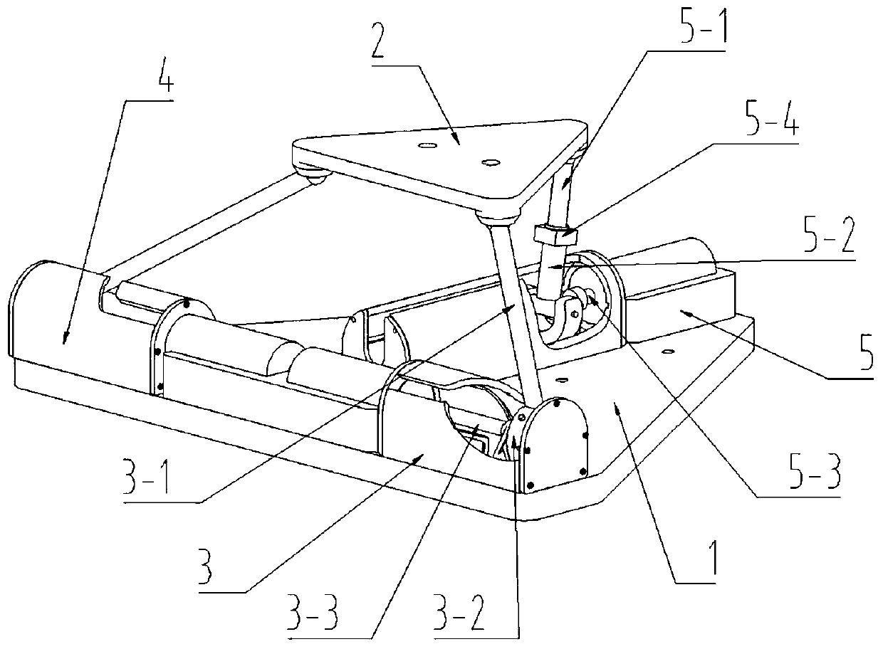 A three-degree-of-freedom parallel mechanism with rotatable axes