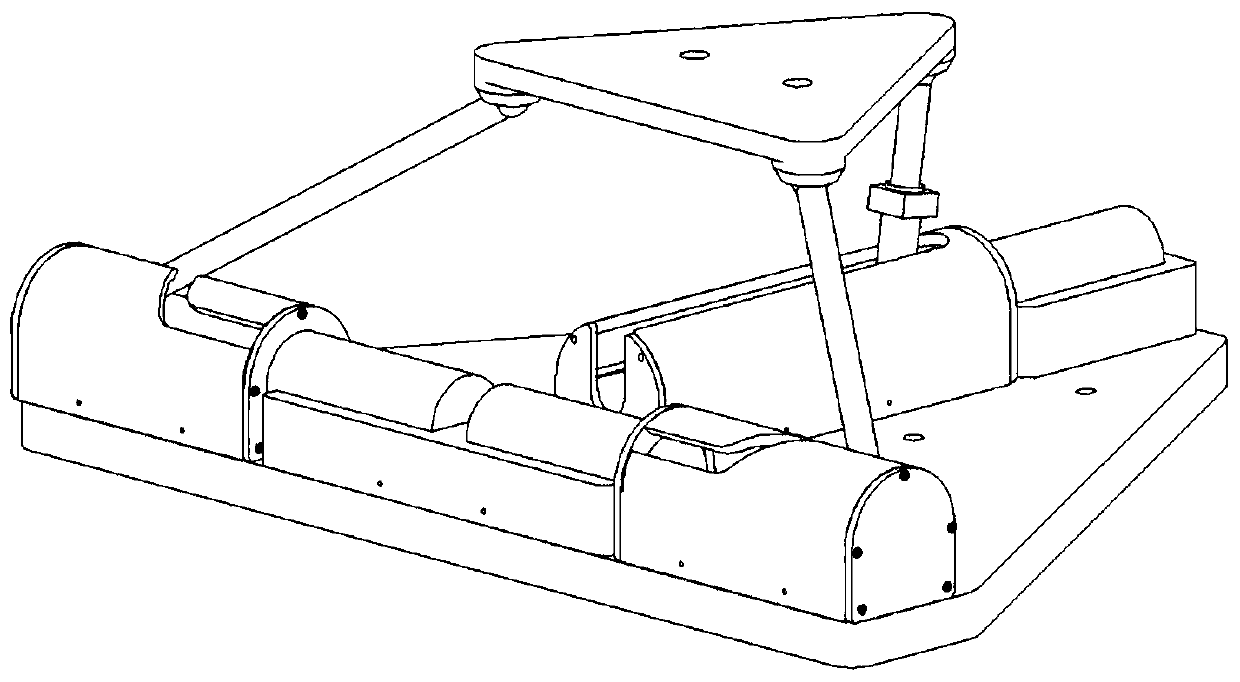 A three-degree-of-freedom parallel mechanism with rotatable axes