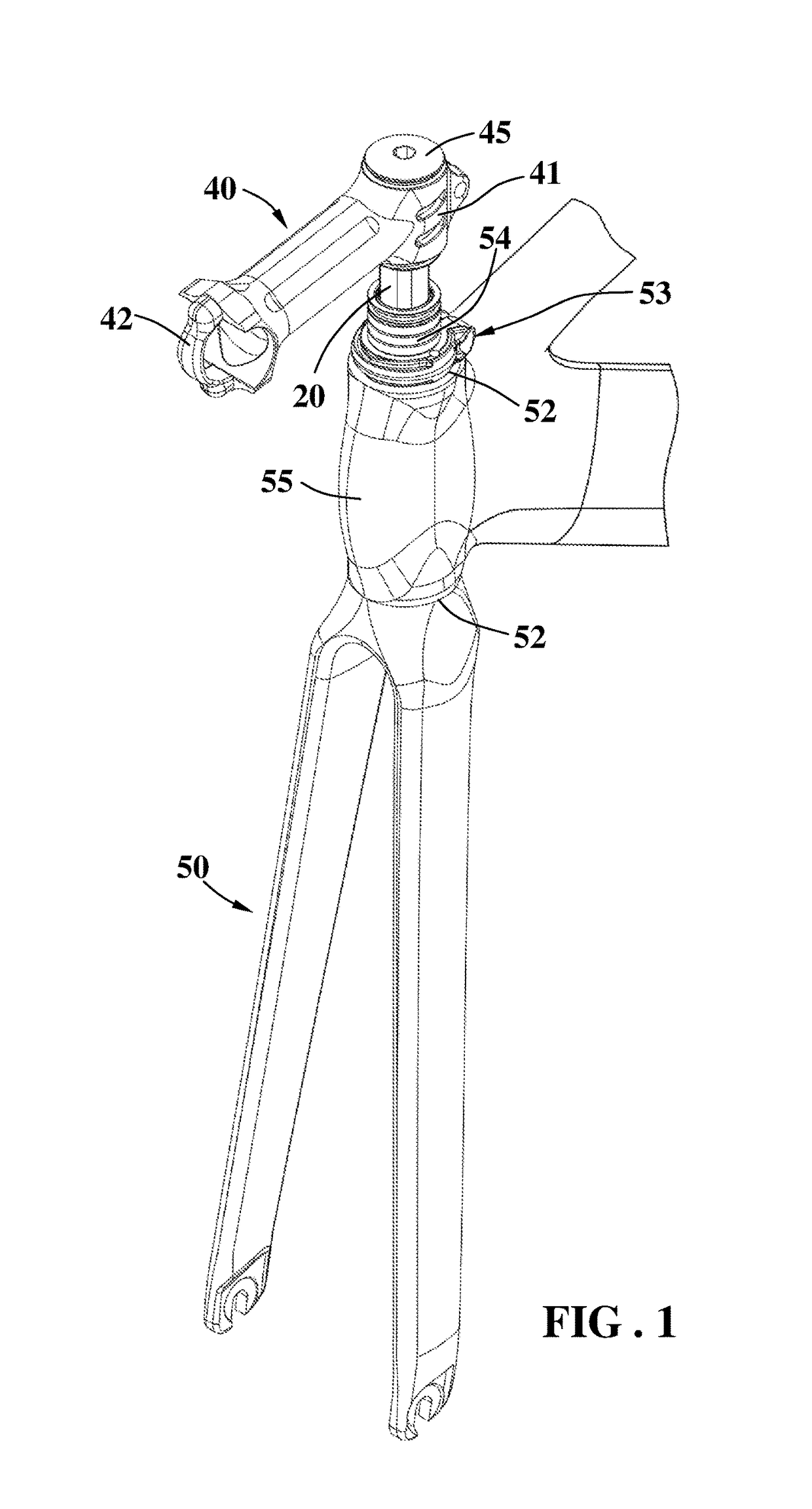 Handlebar shock absorbing device of bicycles