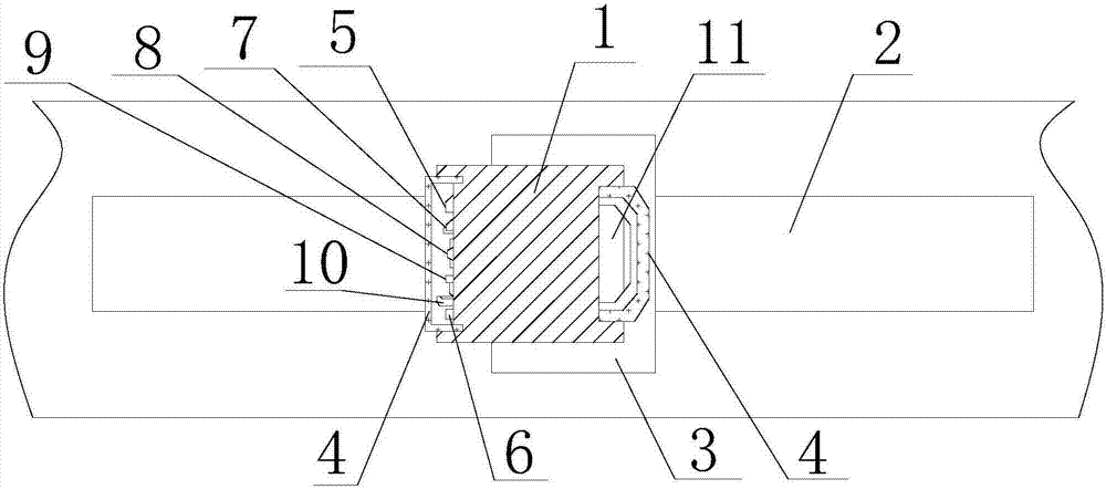 Motion compensation detection device for robot terminal