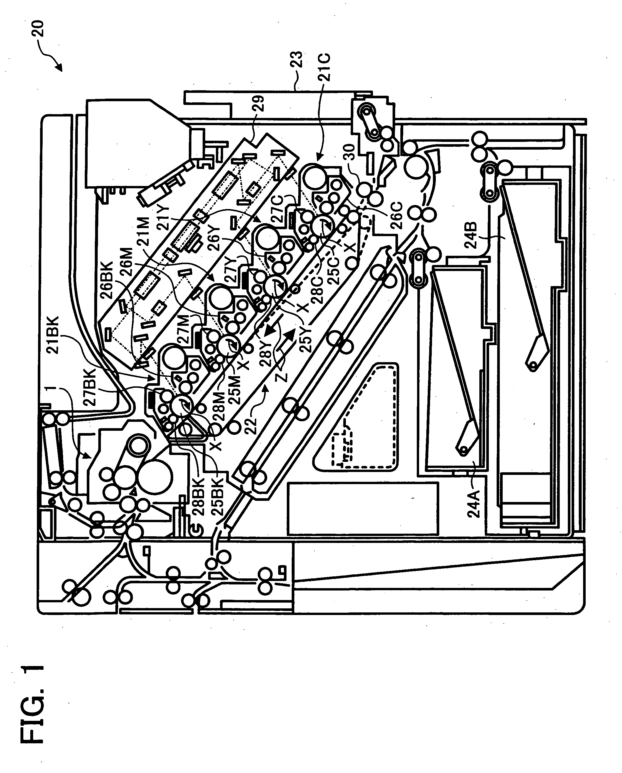 Image forming apparatus and fixing apparatus for fixing toner image by using belt