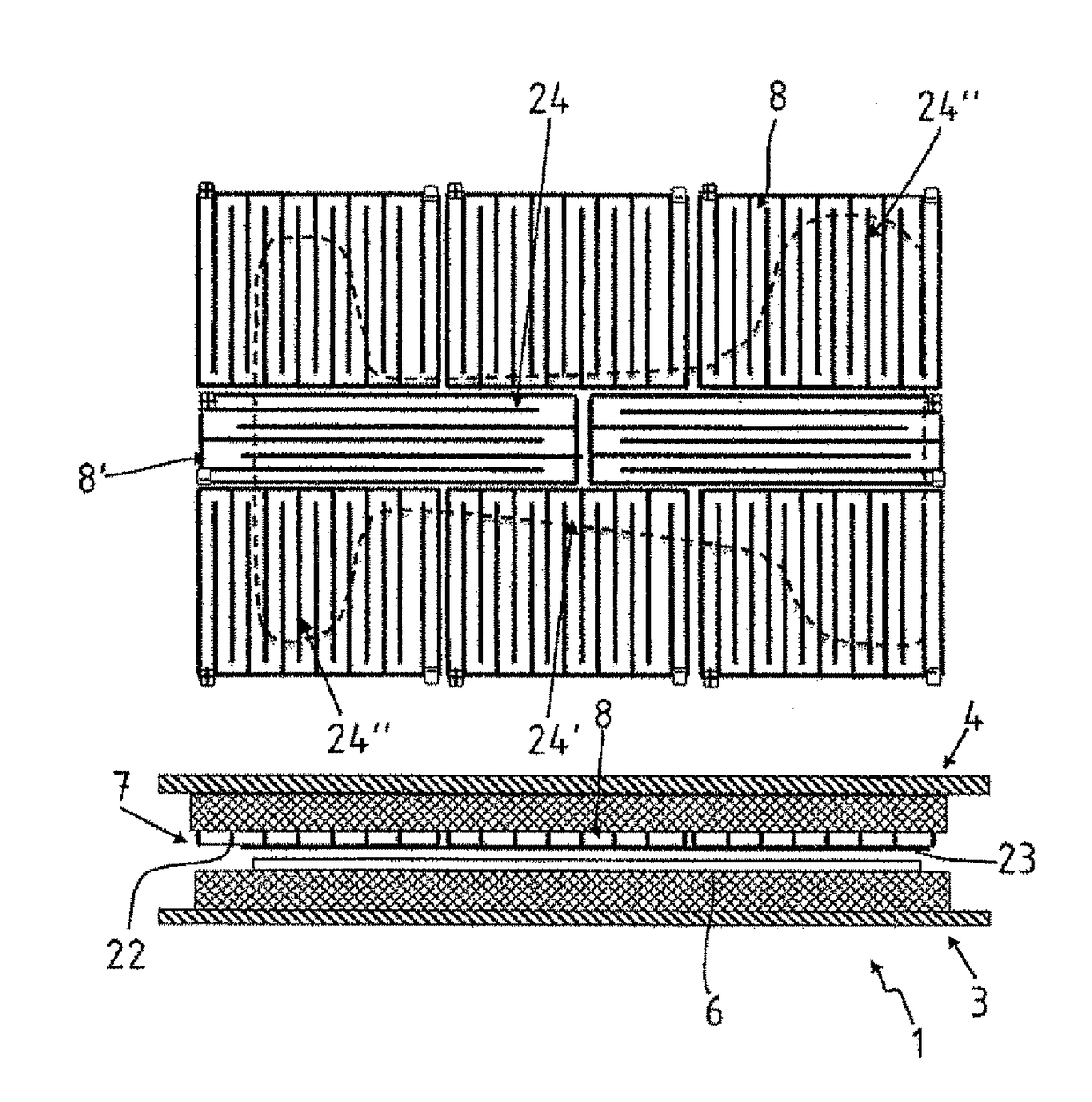 Hot forming line and method for producing hot formed sheet metal products