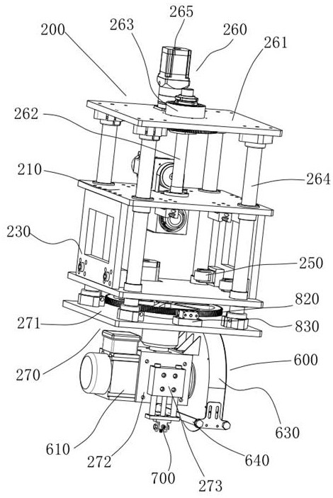 Rock plate cutting machine