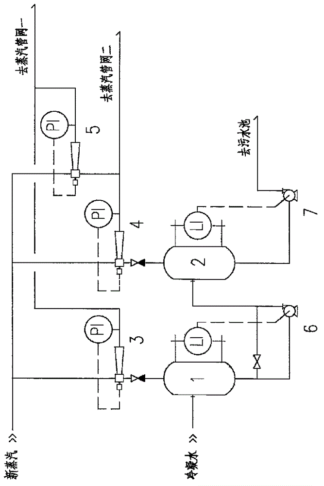 Recycling system for waste heat generated in fatty acid production process