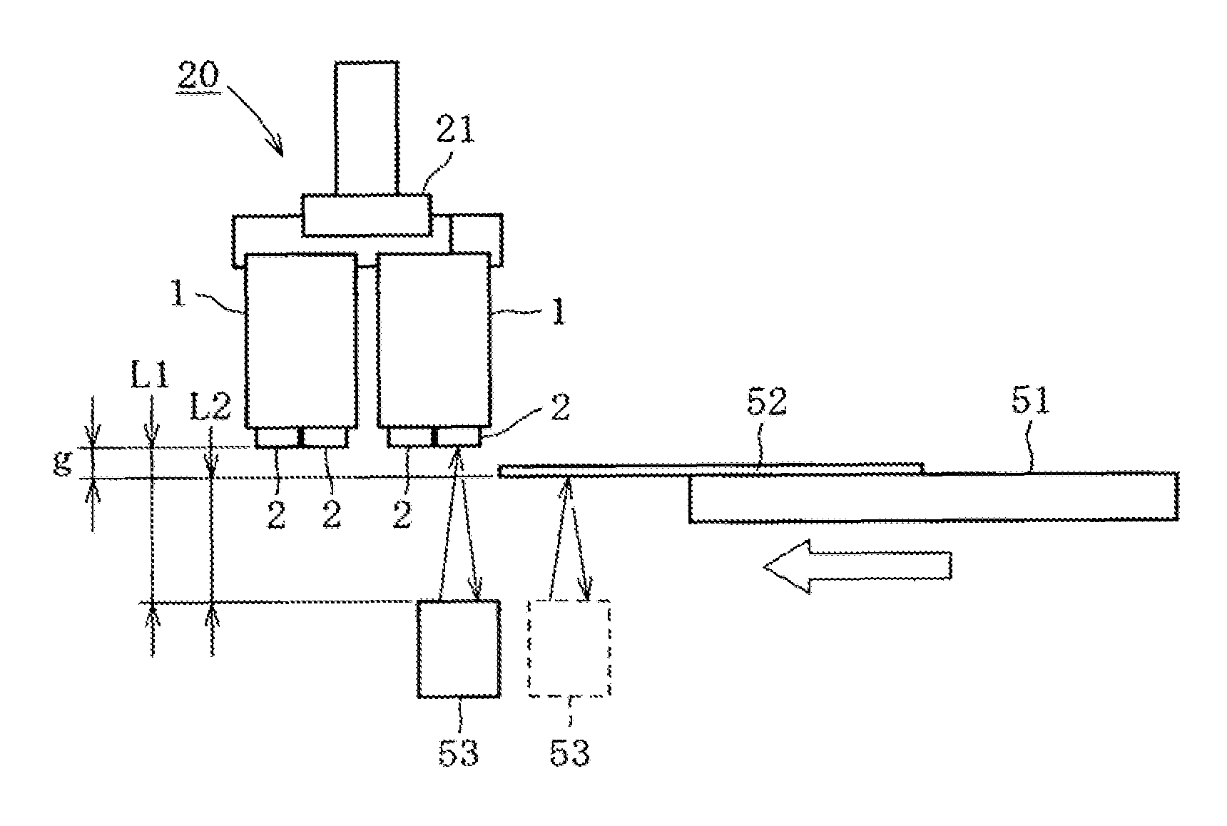 Inkjet head, method of detecting ejection abnormality of the inkjet head, and method of forming film