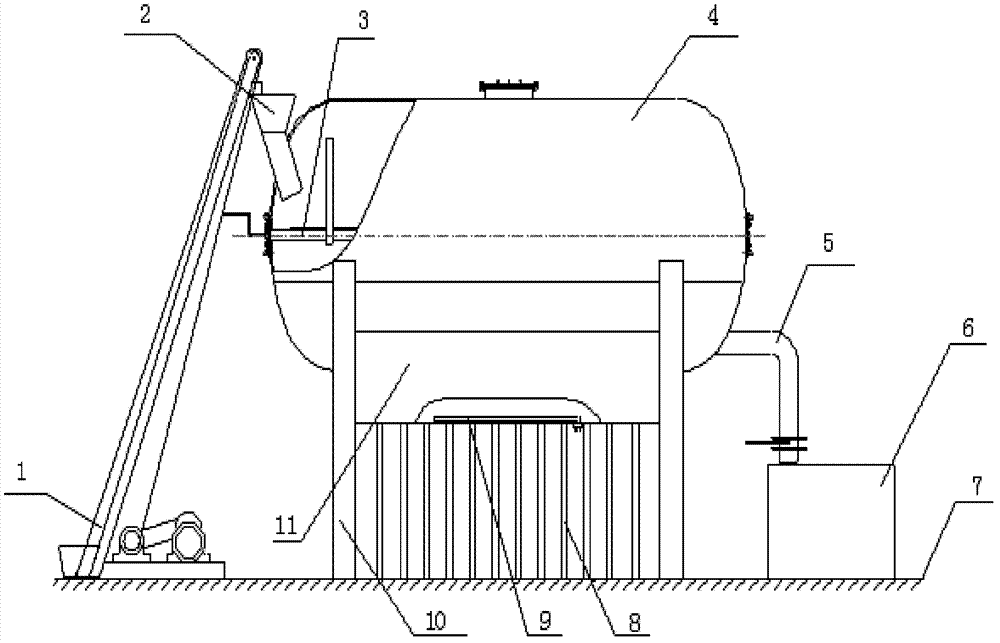 Methane production device without energy consumption suitable for cold region in winter