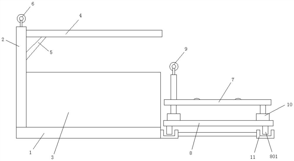 Classified storage rack for reinforcing steel bars