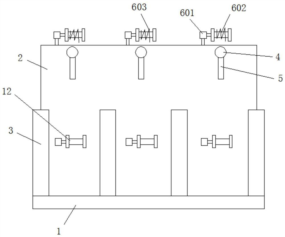 Classified storage rack for reinforcing steel bars