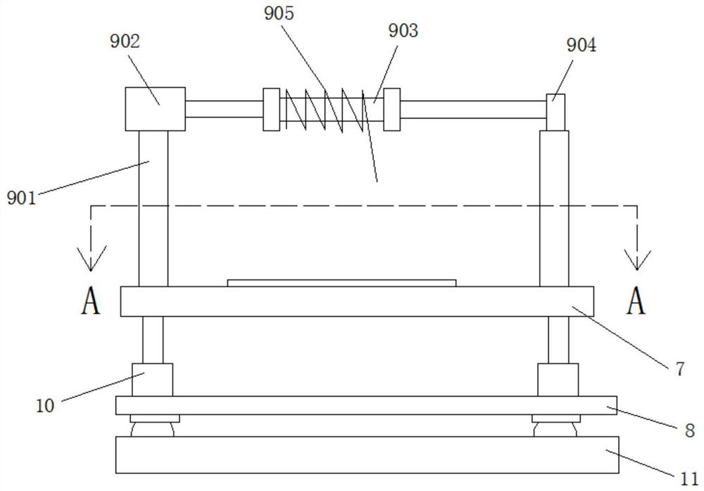 Classified storage rack for reinforcing steel bars