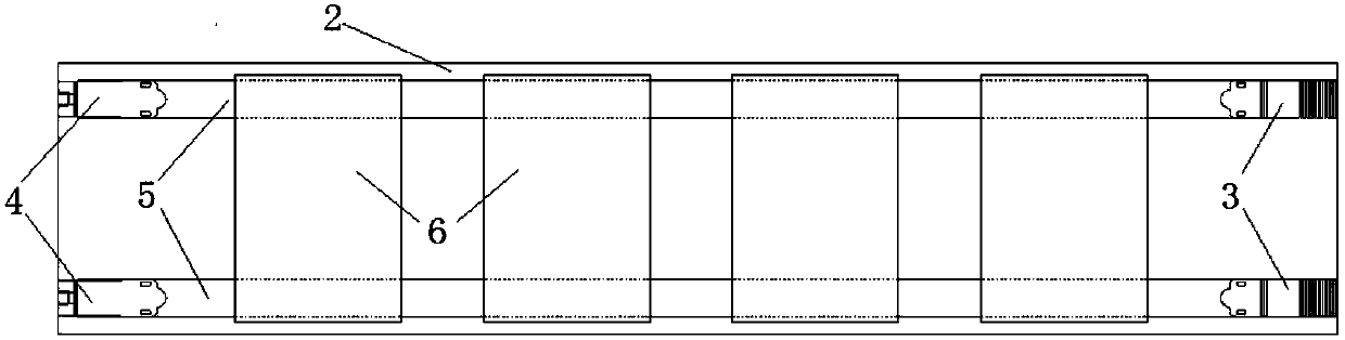 Flooring material and splicing-buckling laying method thereof