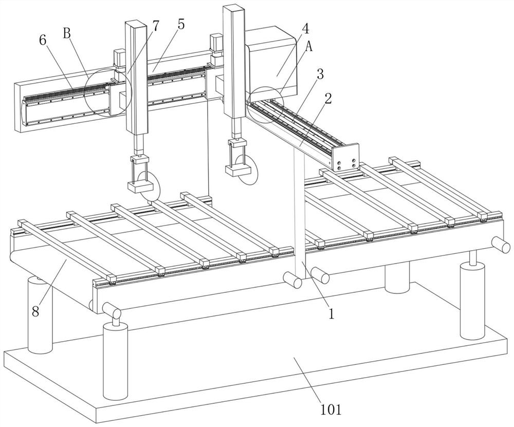 Automatic dicing equipment for corundum bricks and working method thereof