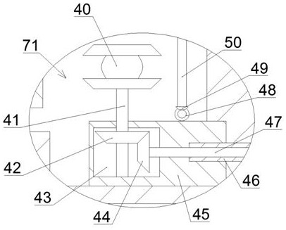 A grinding device for universal wheels capable of maintaining a silent state