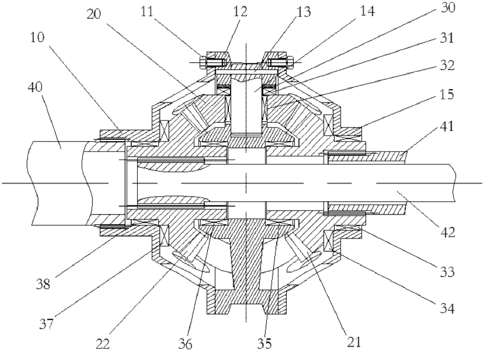 Power distributor and unitary power distribution system of hybrid power automobile