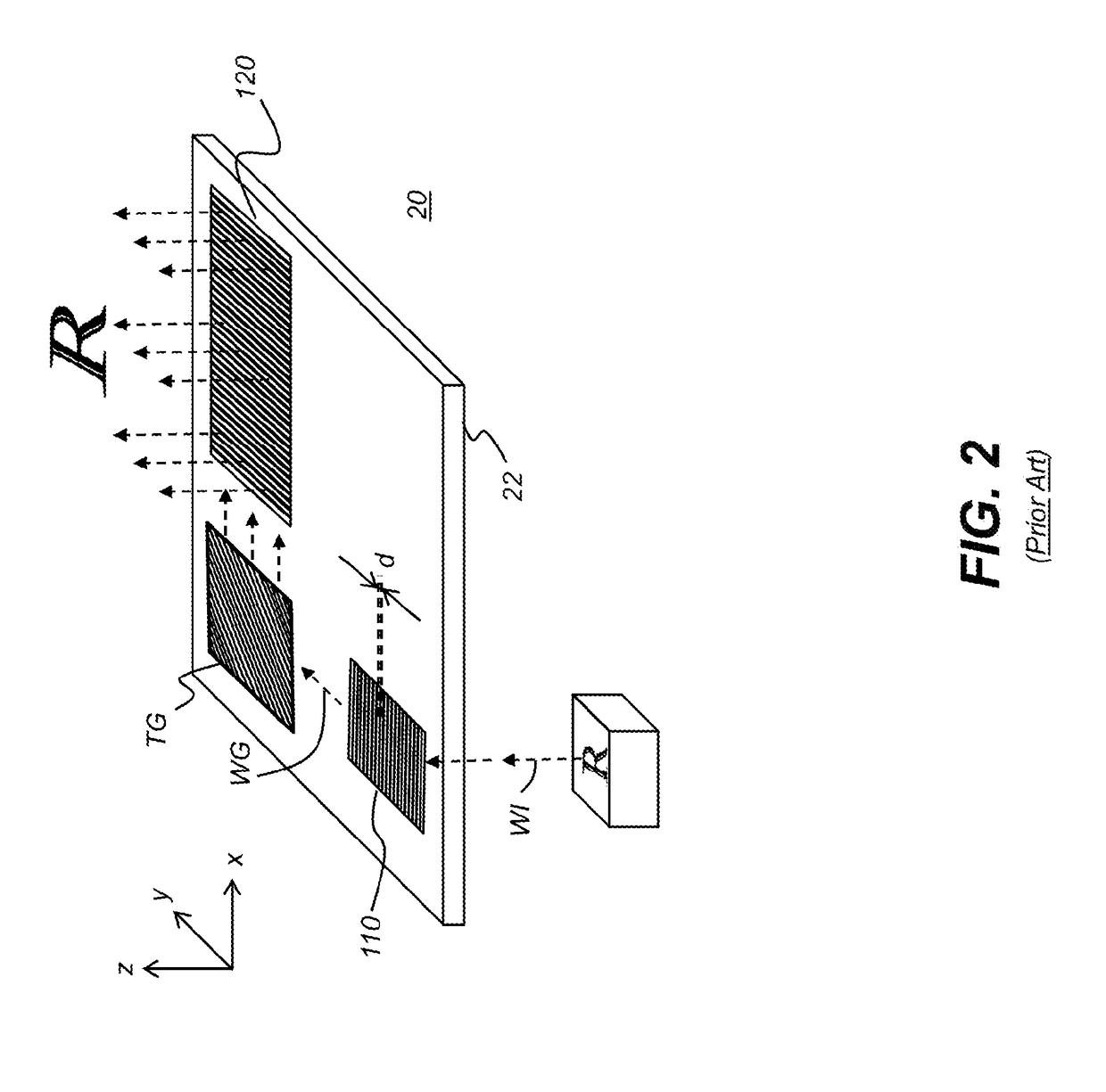 Double-sided imaging light guide with embedded dichroic filters