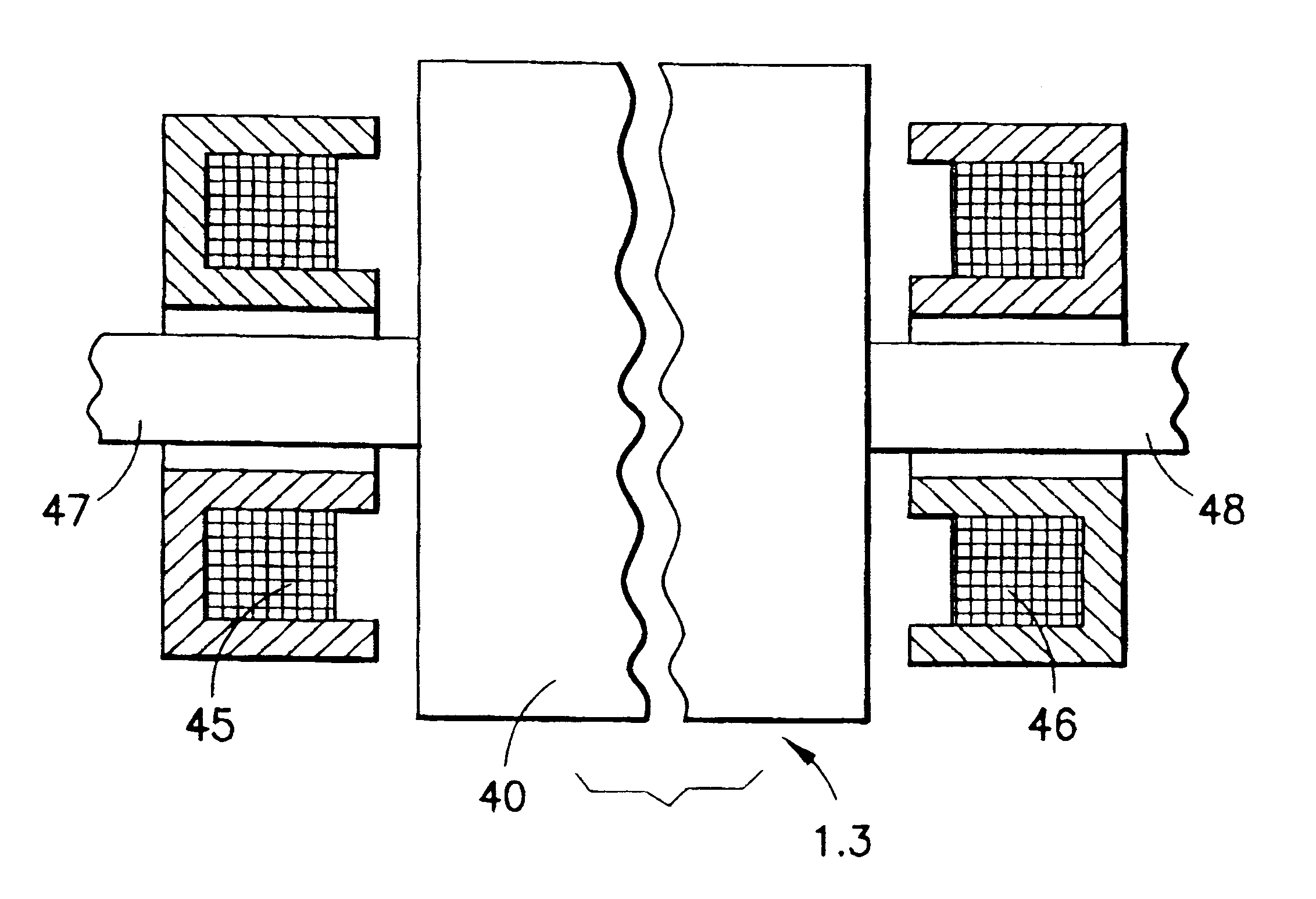 Apparatus for the axial guidance and adjustment of a cylinder