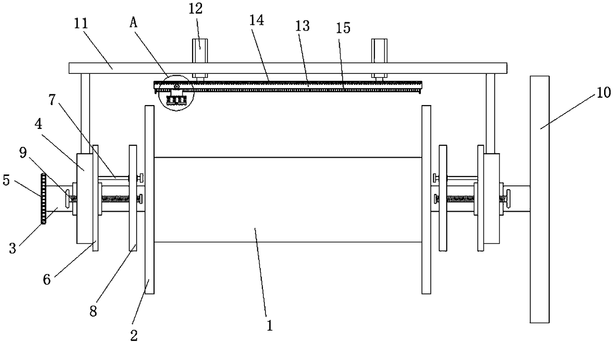 Textile winding roller