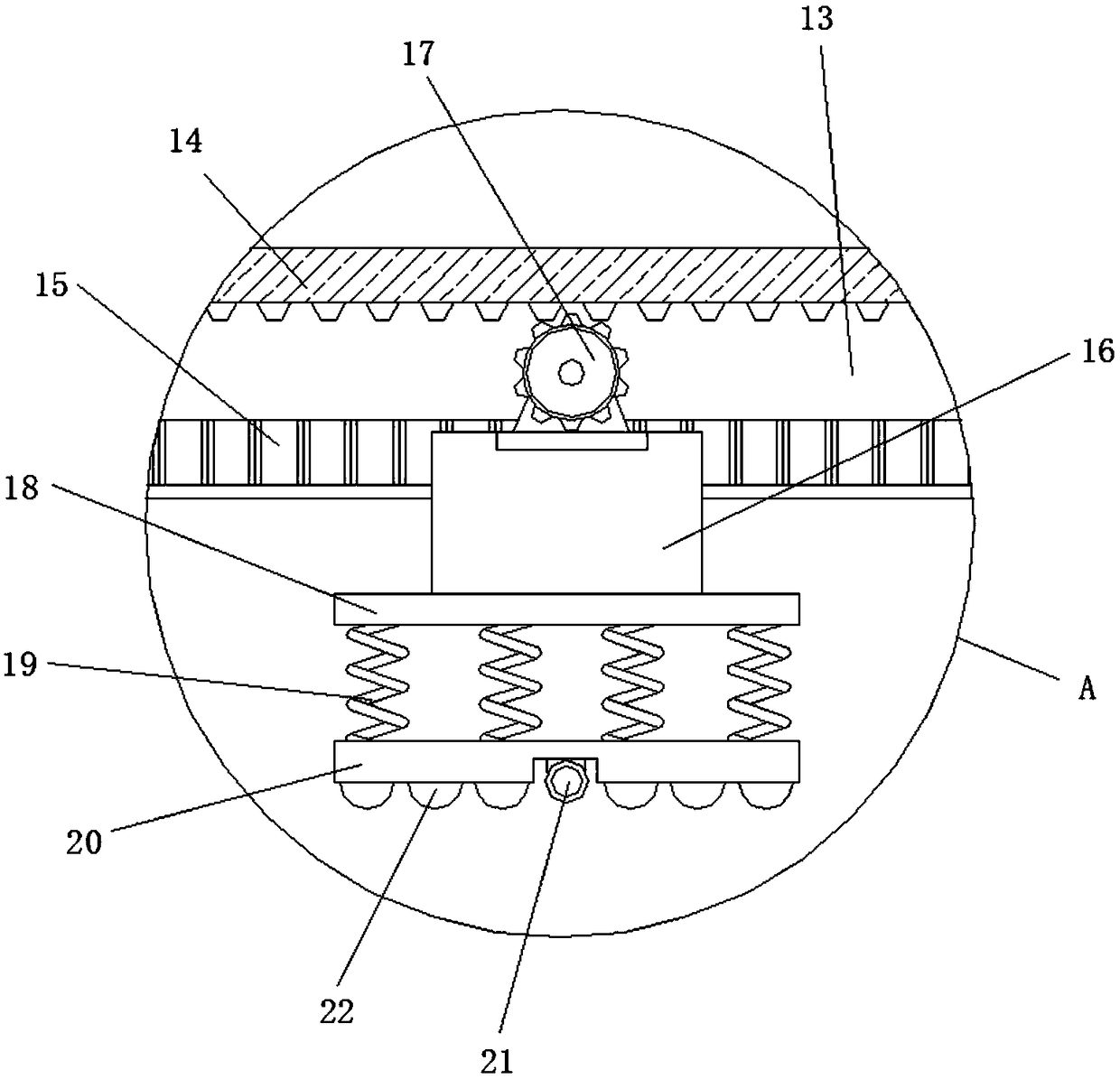 Textile winding roller