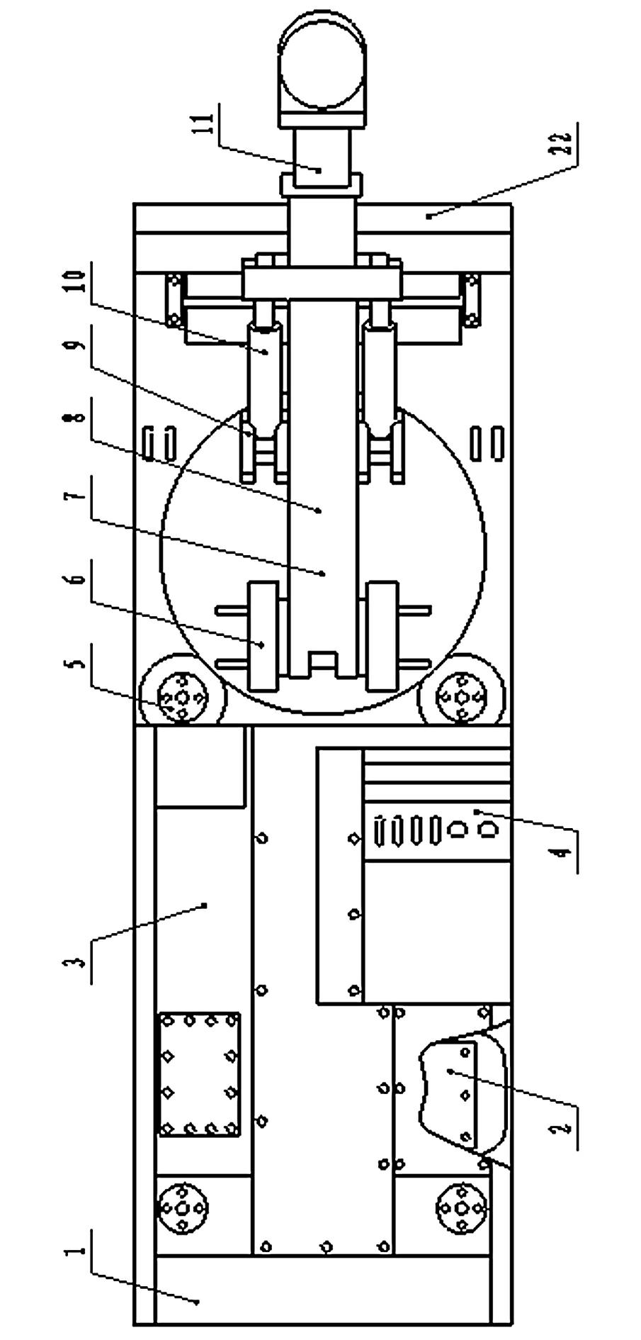 Multifunctional middle trough assembling and disassembling machine