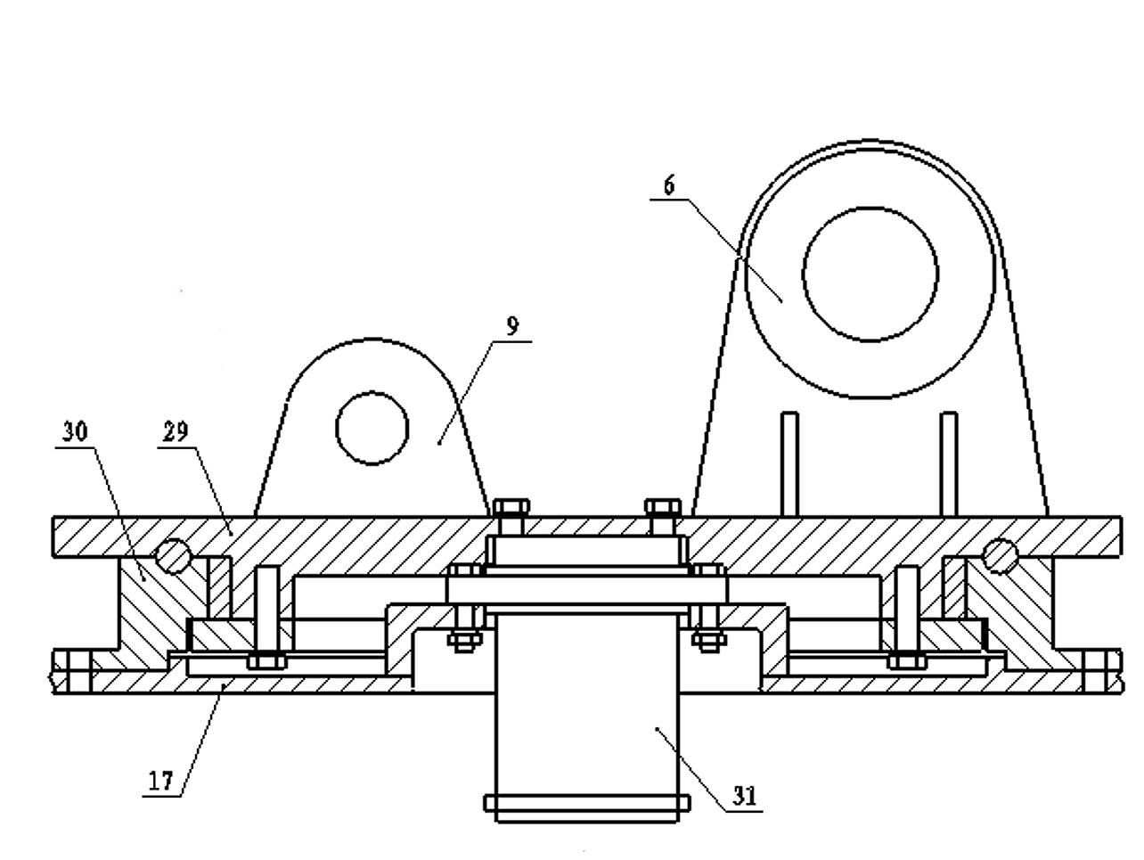 Multifunctional middle trough assembling and disassembling machine