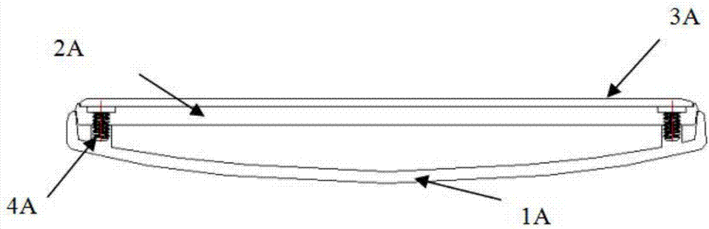 Buckling structure of mobile terminal, assembling method, and mobile terminal