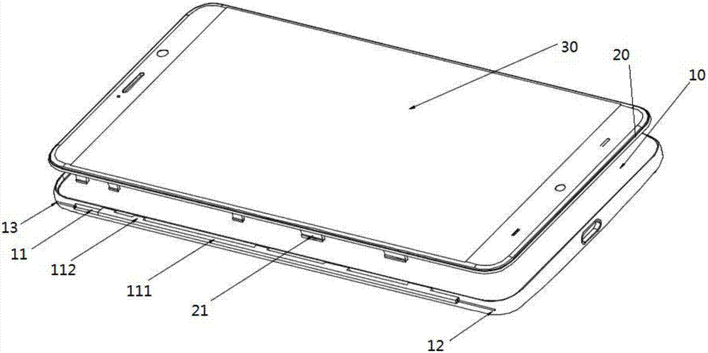 Buckling structure of mobile terminal, assembling method, and mobile terminal