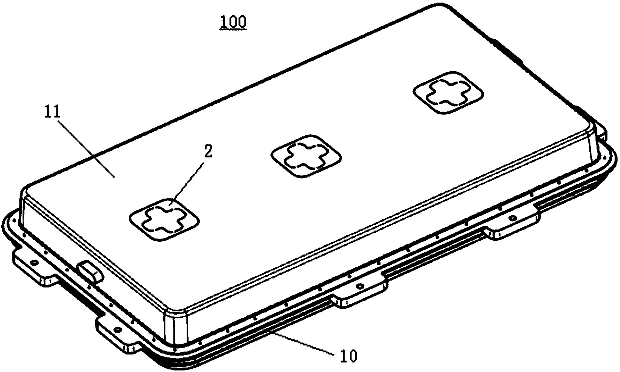 Battery pack and vehicle with same