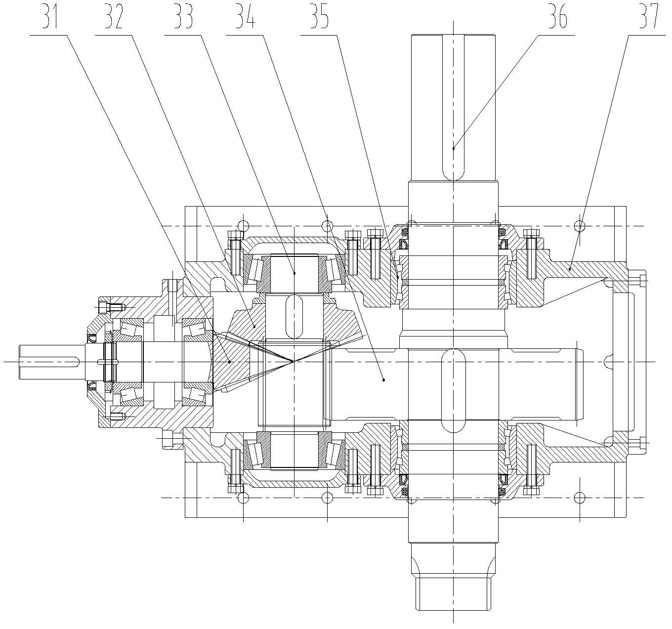 Crushing system of single-side driven grate cleaning crusher