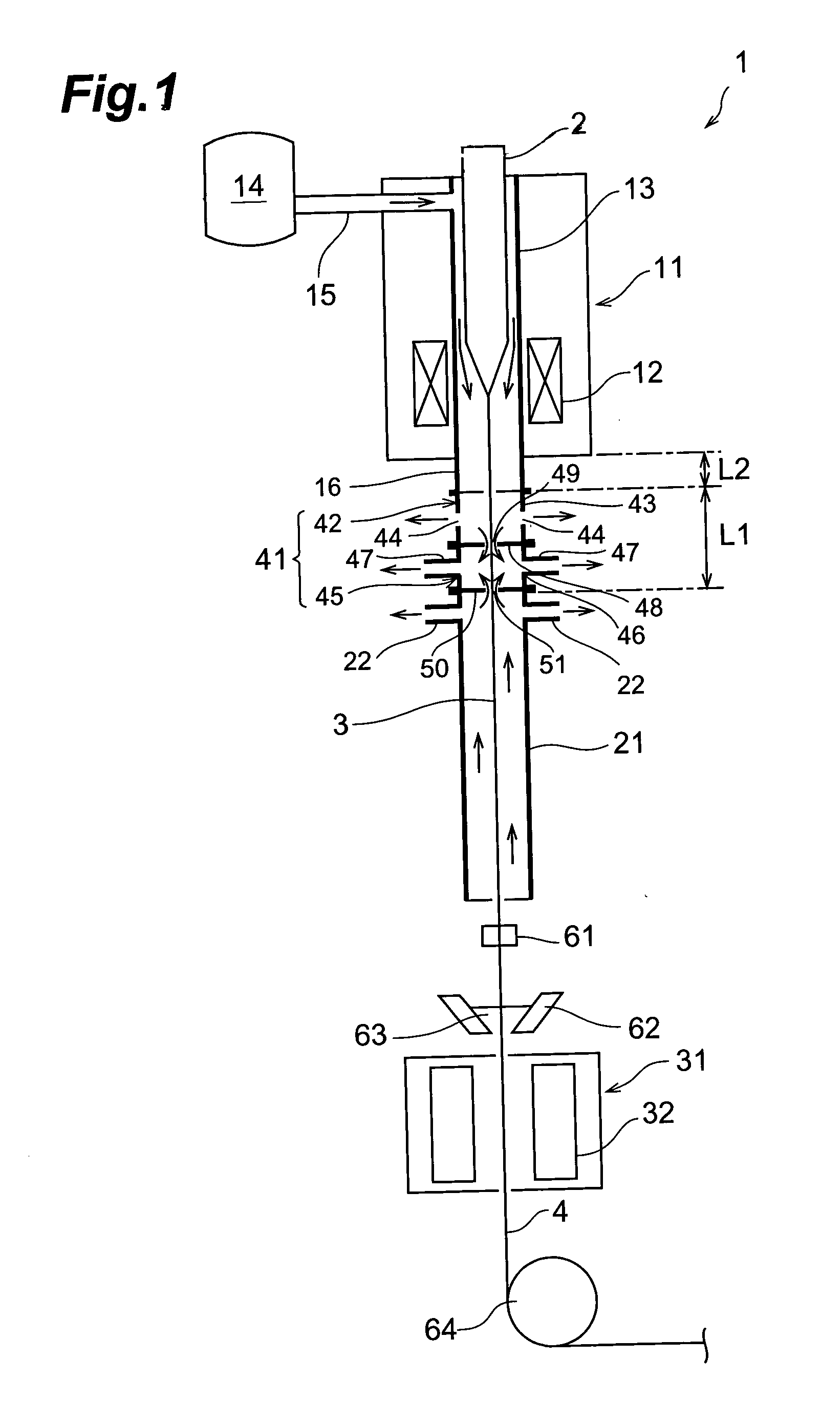 Optical fiber producing method