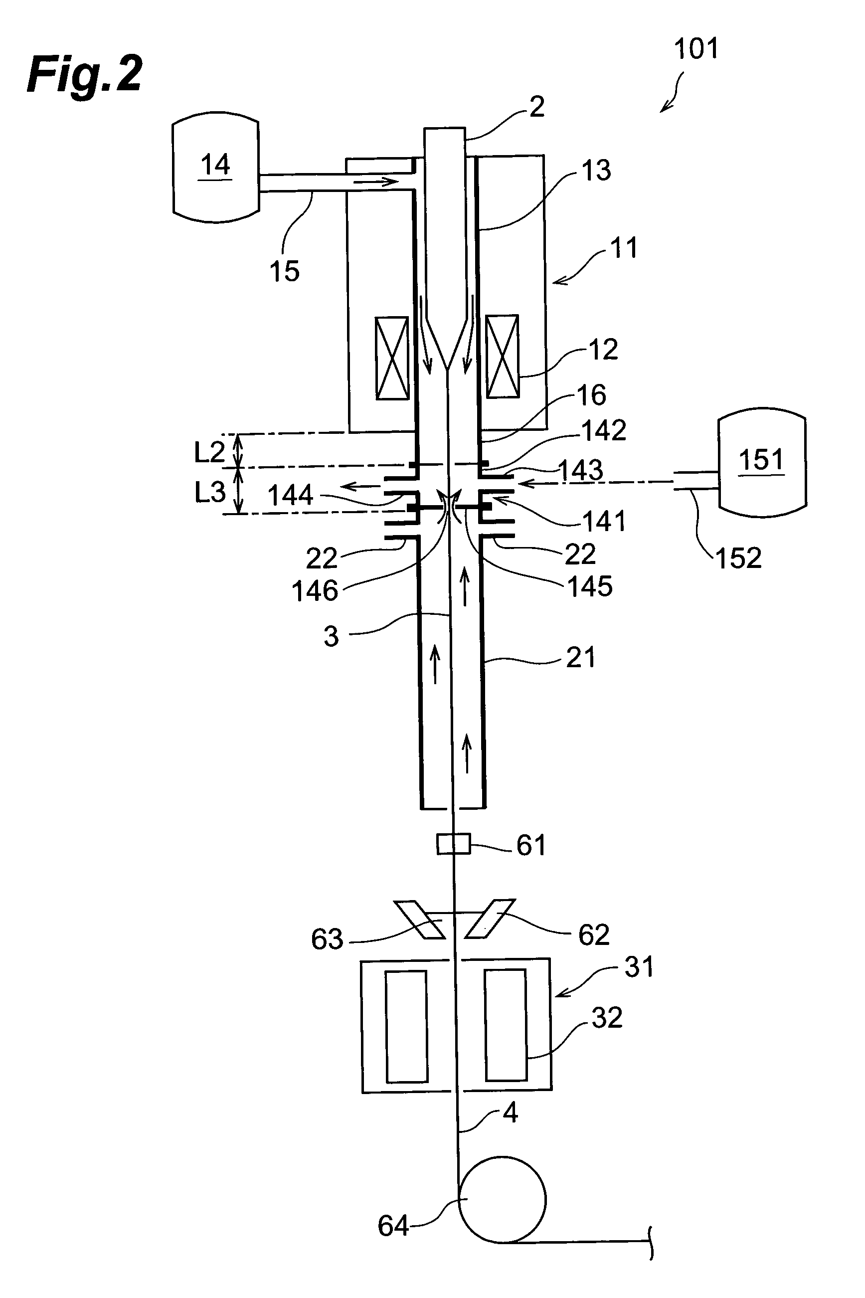 Optical fiber producing method