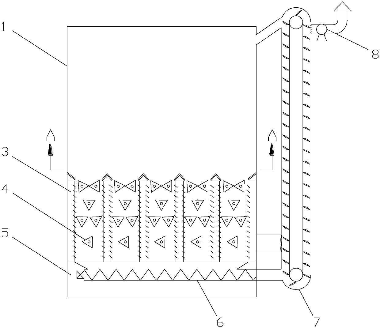 High-efficiency rice dryer